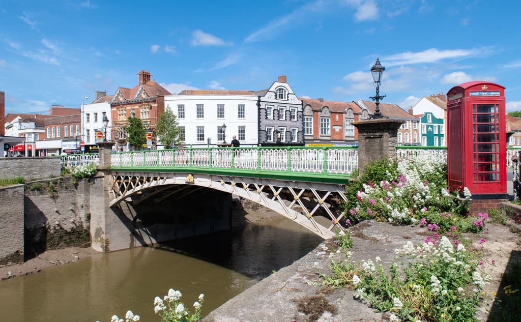 Bridgwater in Somerset, England