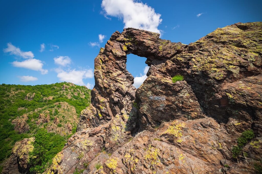 Halkata stone formation in Karandila mountain, called Blue stones, Bulgaria