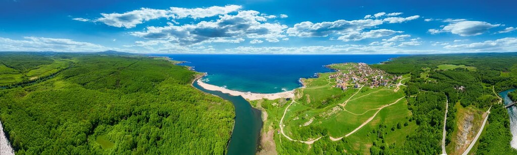Veleka River, Sinemorets village, Burgas Region, Bulgaria