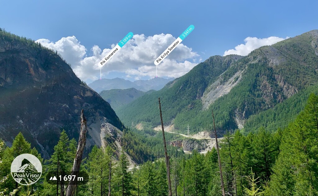 Munky-Sardyk subpeaks, Komarova Peak, Krylya Sovetov, Buryatia