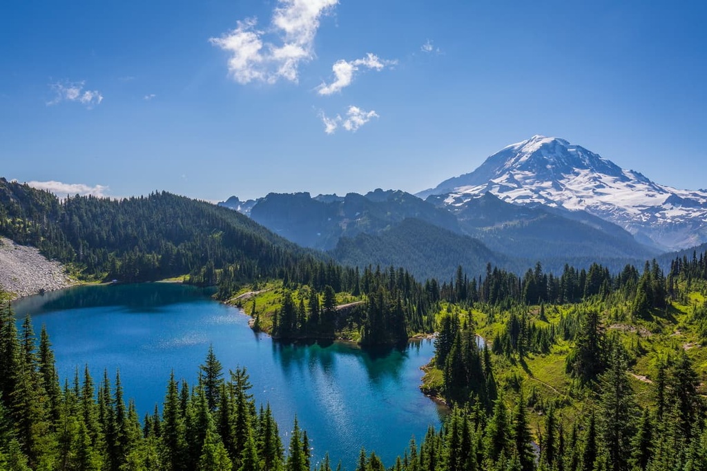 Tolmie Peak Trail, Mount Rainier, Cascade Range