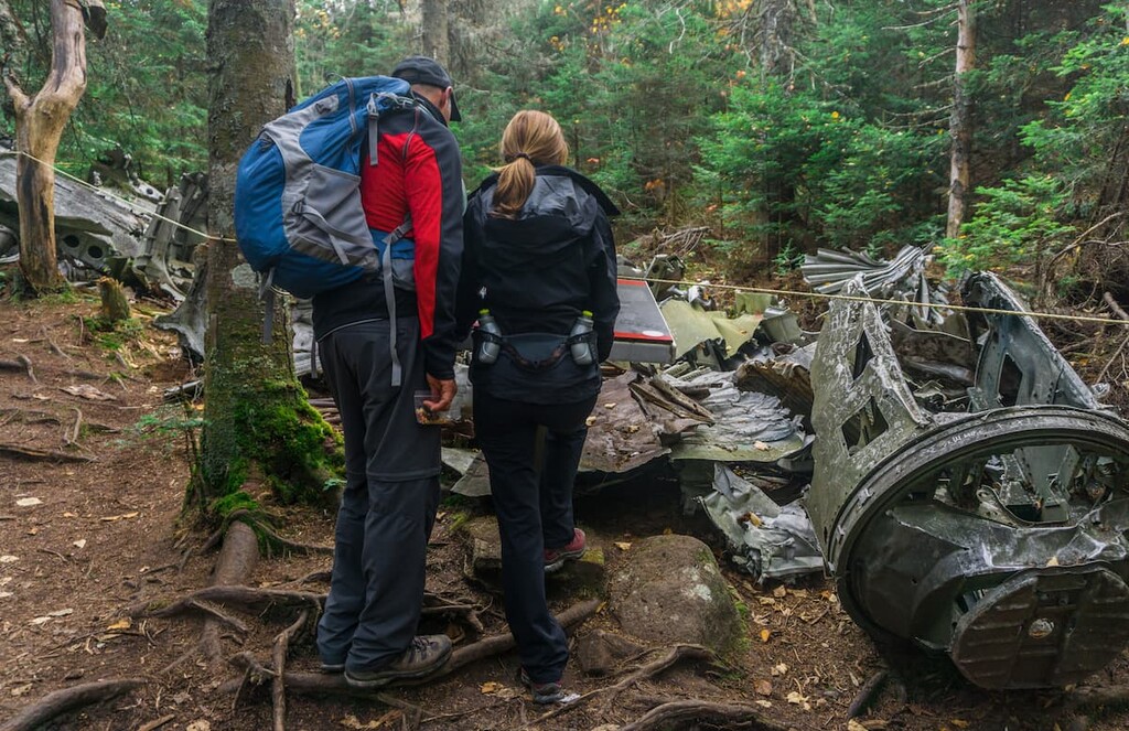 York Creek Plane Crash, Castle Provincial Park, Canada