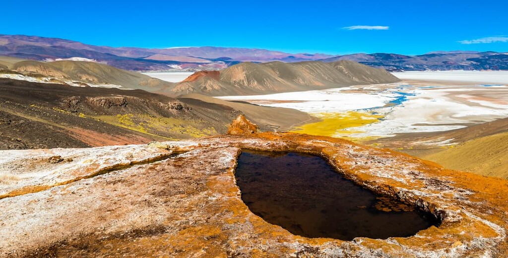 Inactive geyser , Catamarca, Argentina