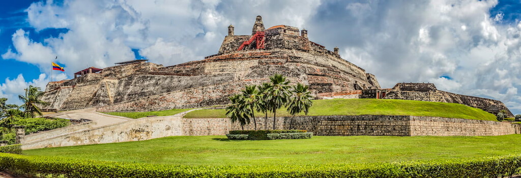 The Castillo San Felipe de Barajas, was built by the Spanish during the colonial era. Colombia