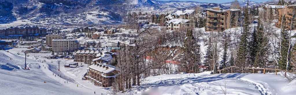 Steamboat Springs ski area, Elkhead Mountains, Colorado