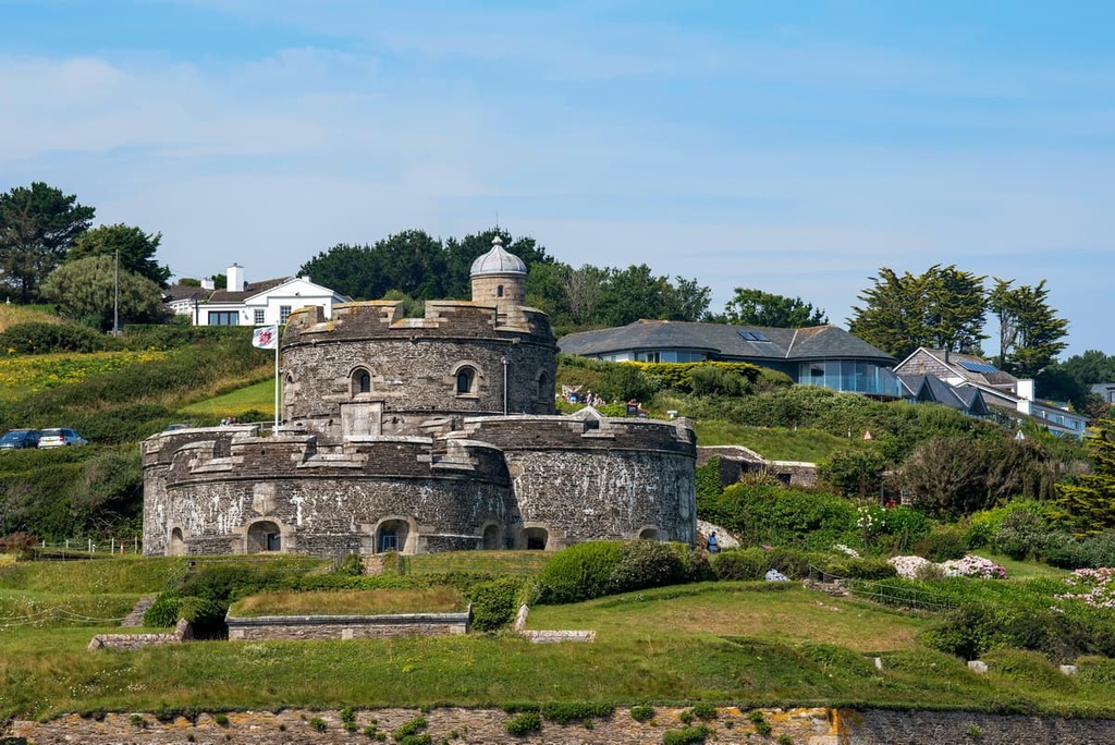 St Mawes castle, Cornwall AONB, England