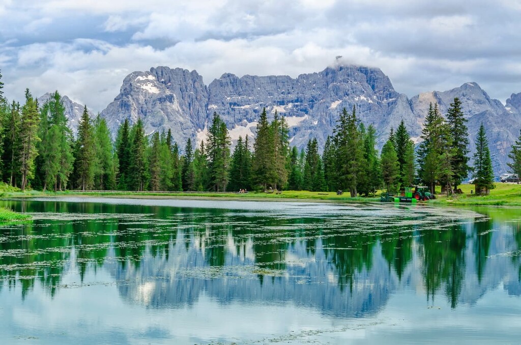 Misurina Lake, Cristallo group, Dolomites