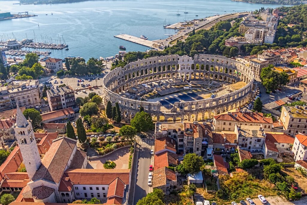 Pula arena, Pula, Istria, Croatia