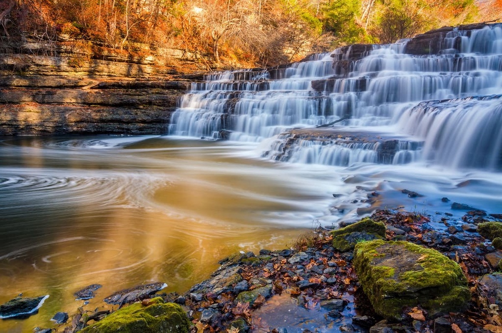 Burgess Falls, Cumberland Plateau