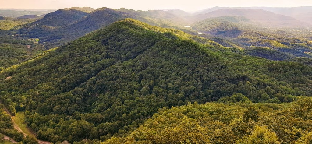 Cumberland Plateau   Cumberland Plateau US Kentucky Cumberland Gap Aerial 