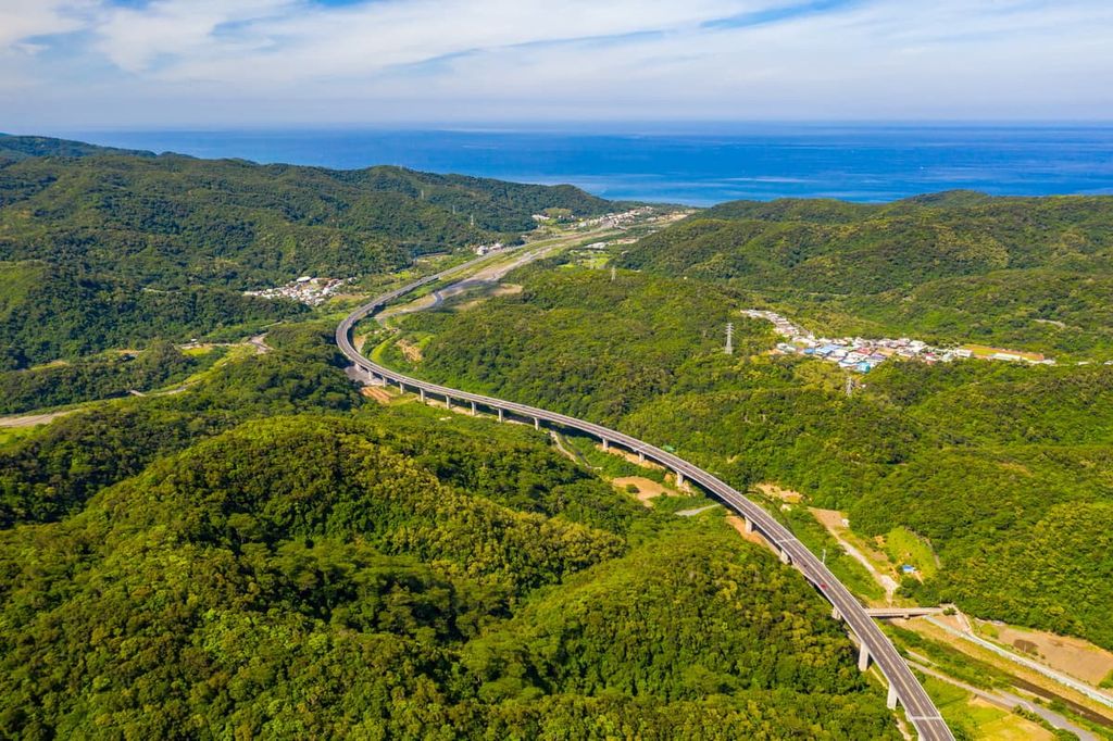 Taiwan Taitung Traffic Natural Landscape, Dawu Mountain Nature Reserve, Taiwan