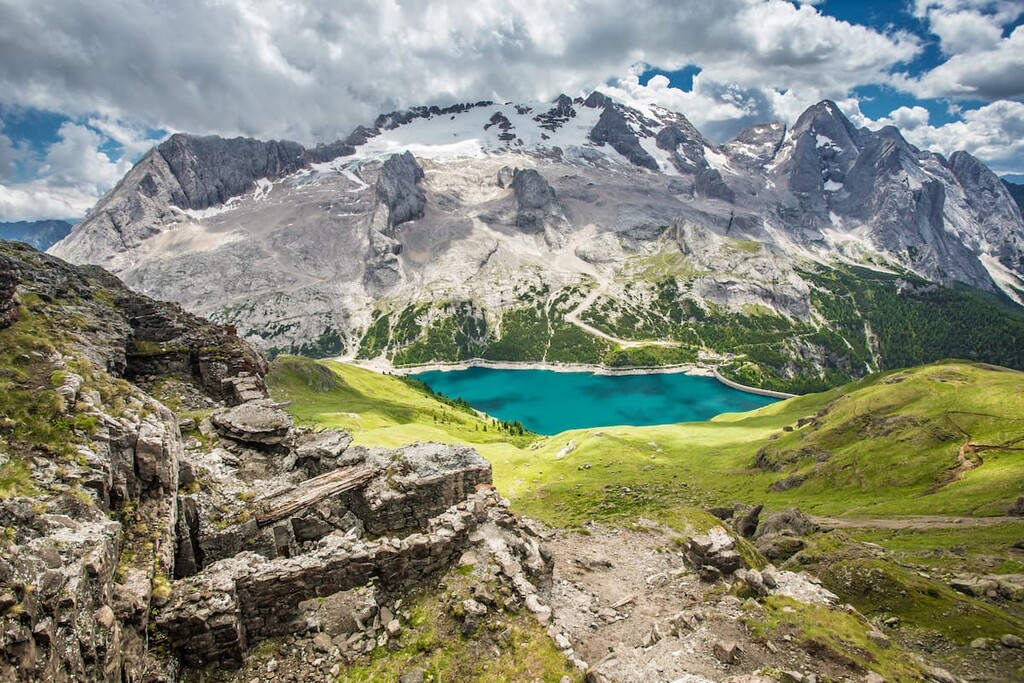 Marmolada Glacier, Dolomites 