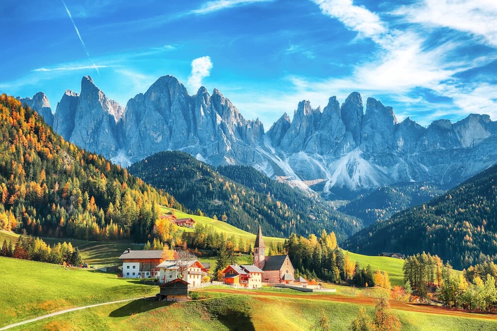  Santa Maddalena village, Dolomites 
