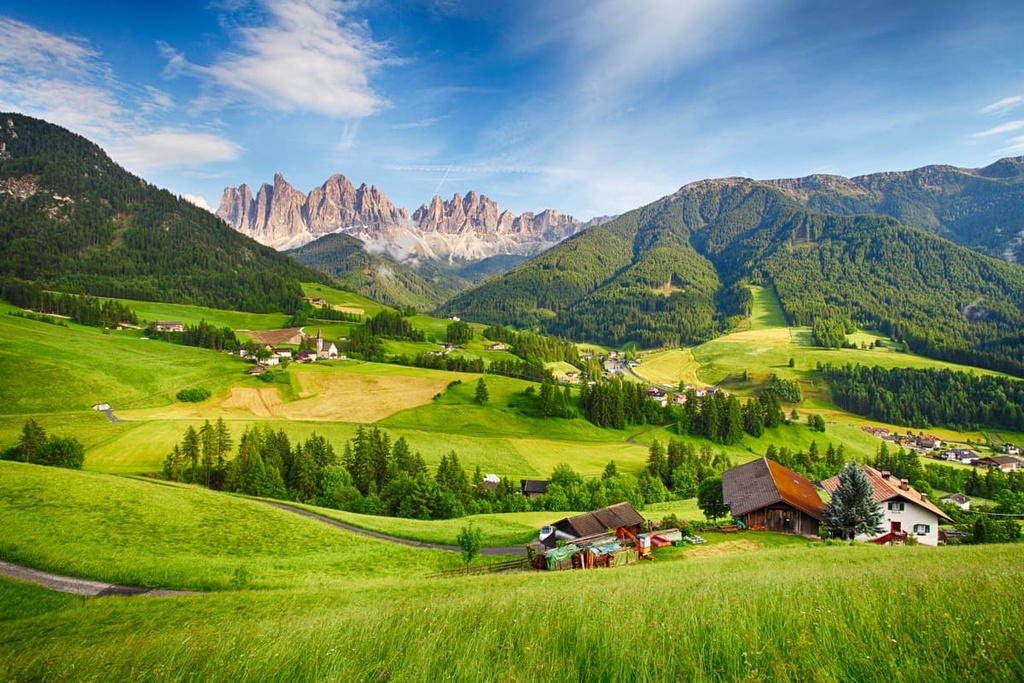Val di Funes,summer, Dolomites 