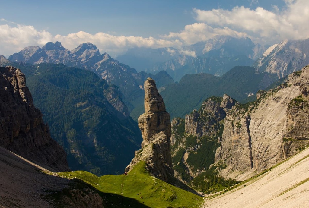 Campanile di Val Montanaia, Dolomiti Friulane Nature Park, Italy