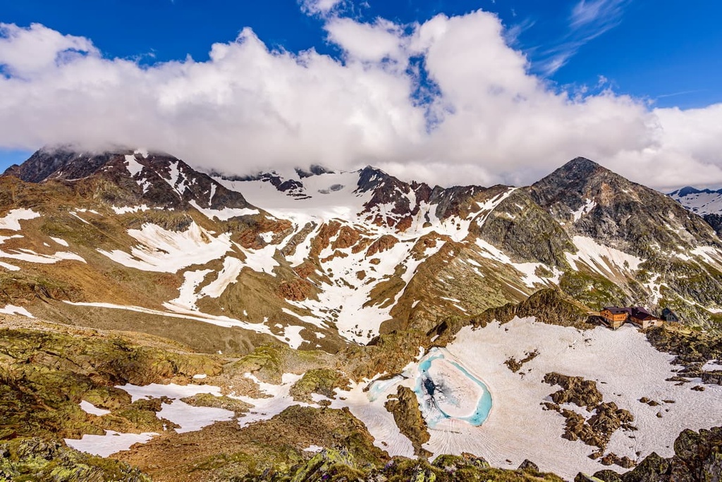 Zuckerhutl mountain, Eastern Rhaetian Alps