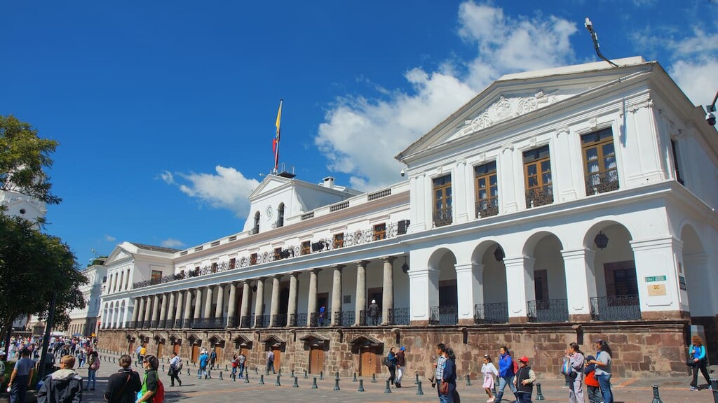 Carondelet Palace is the seat of government of the Republic of Ecuador