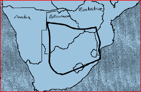 Map of the Kaapvaal Craton. Ekurhuleni Metropolitan Municipality