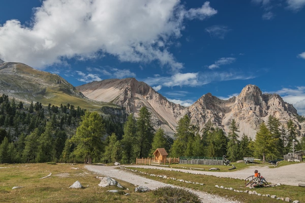 Alta Via 1 in Fanes, Fanes Group, Italy