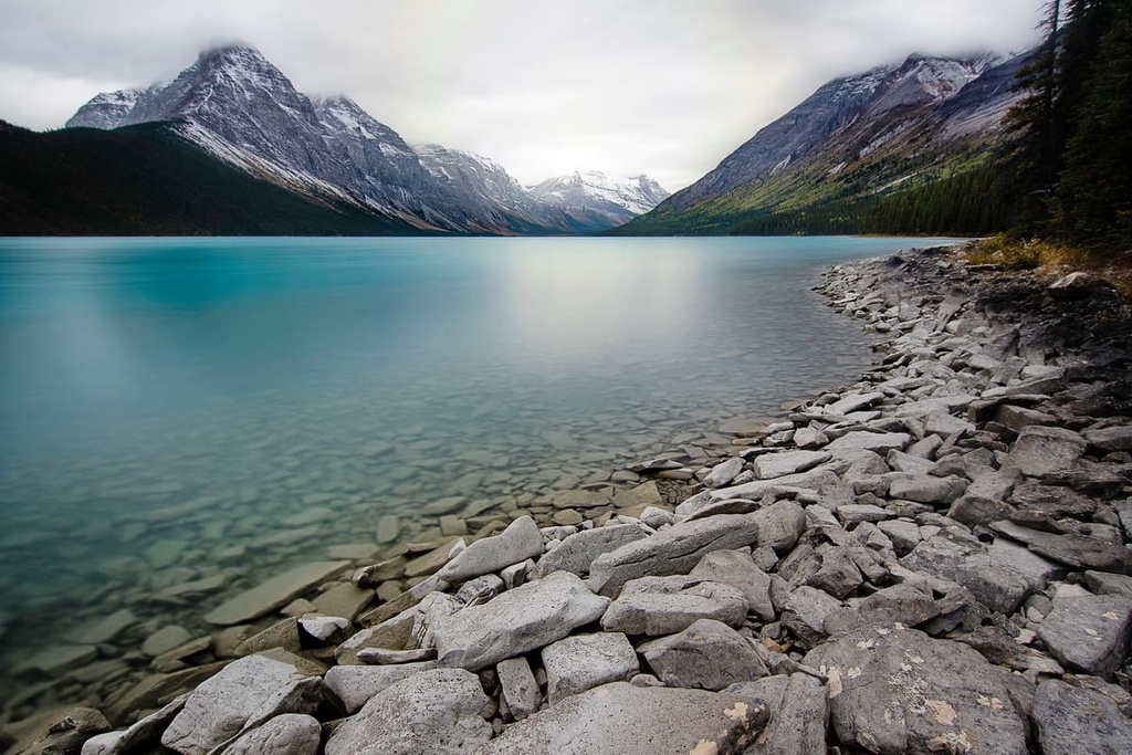 Redfern Lake In Redfern Keily Provincial Park, Far Northern Rockies, British Columbia