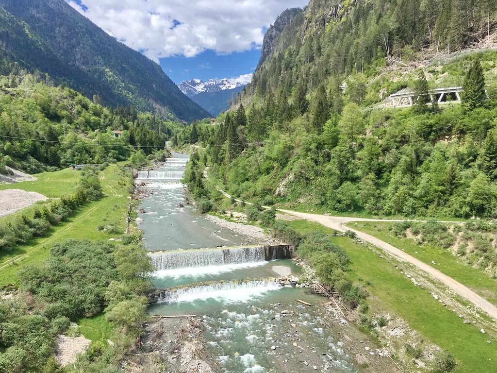 River Vanoi between Cima d'Asta and Lagorai, Fiemme Mountains