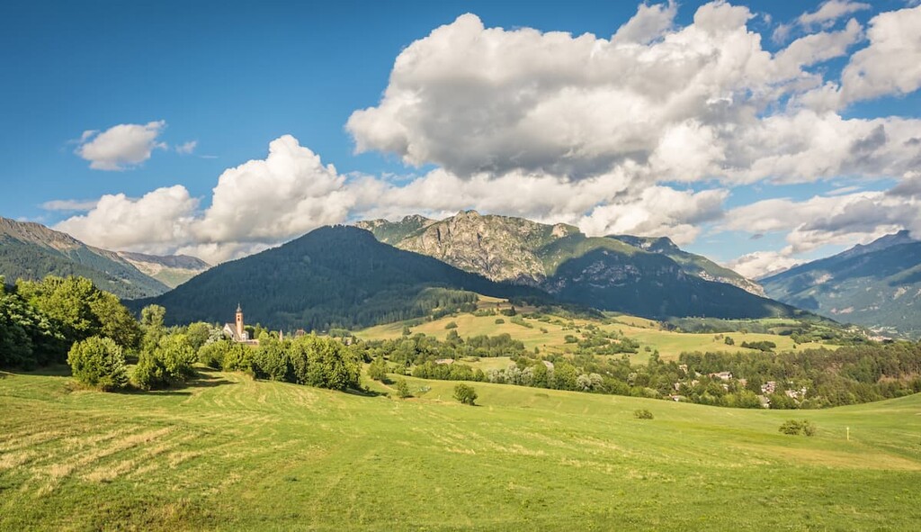 Fiemme Mountains, Fiemme Valley in Trentino Alto Adige, Trento Province