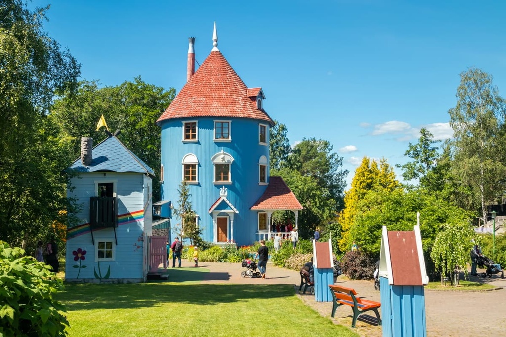  Moominhouse in park Moominworld, Naantali, Finland
