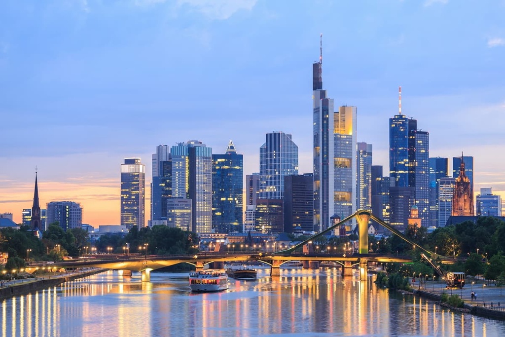 Frankfurt city skyline, Germany
