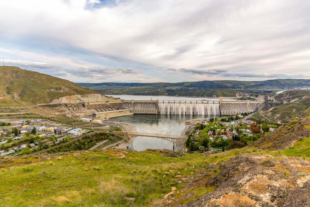 Grand Coulee Dam, state Washington