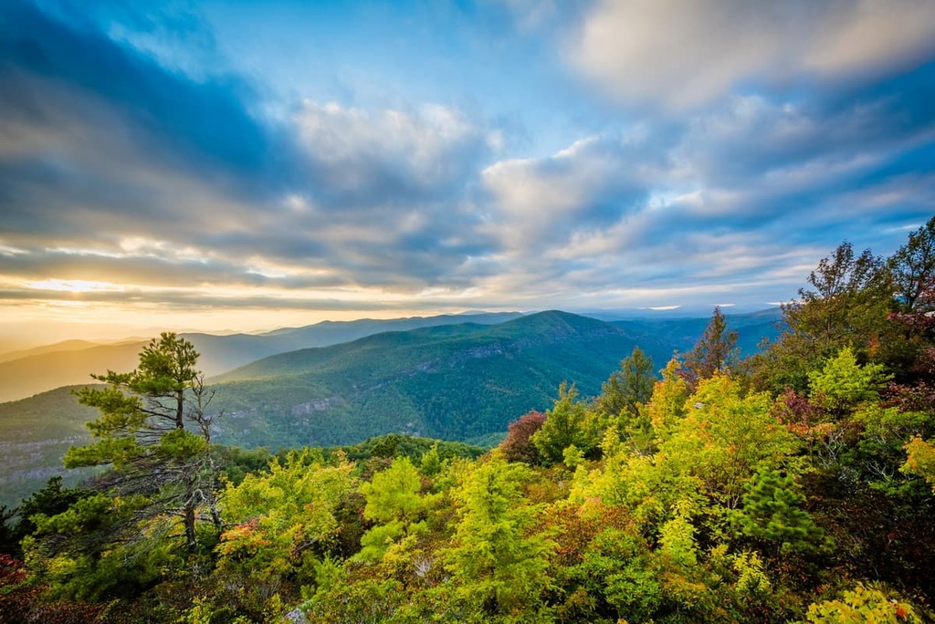 Blue Ridge Parkway, Great Balsam Mountains, North Carolina