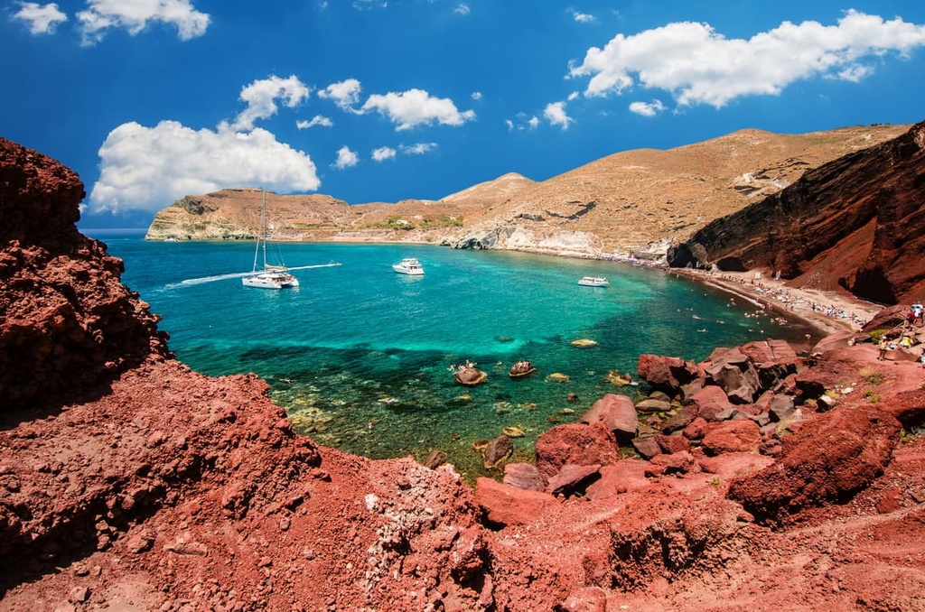 Red beach, Santorini, Greece