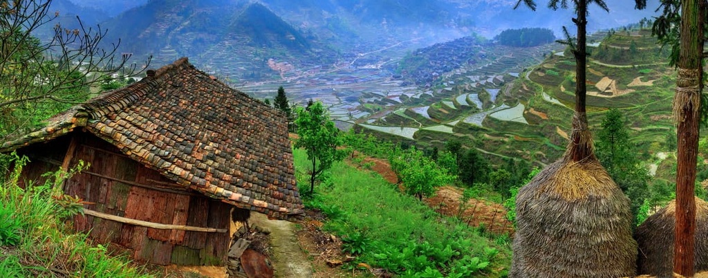 Xijiang Miao ethnic minority village, Guizhou Province, China