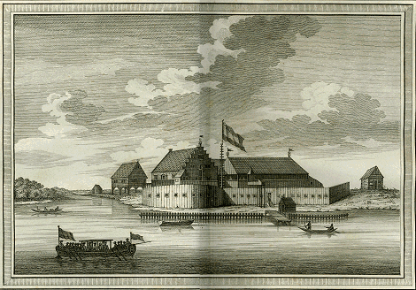 A 1770 sketch of Fort Nassau on the Berbice River. Guyana