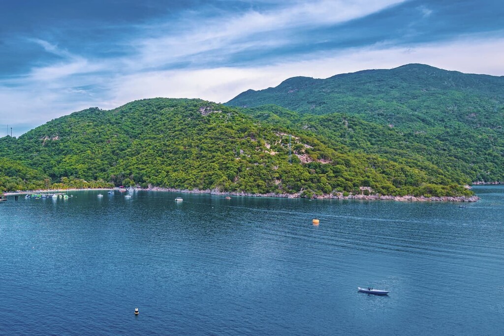 Green hills near Labadee, Haiti