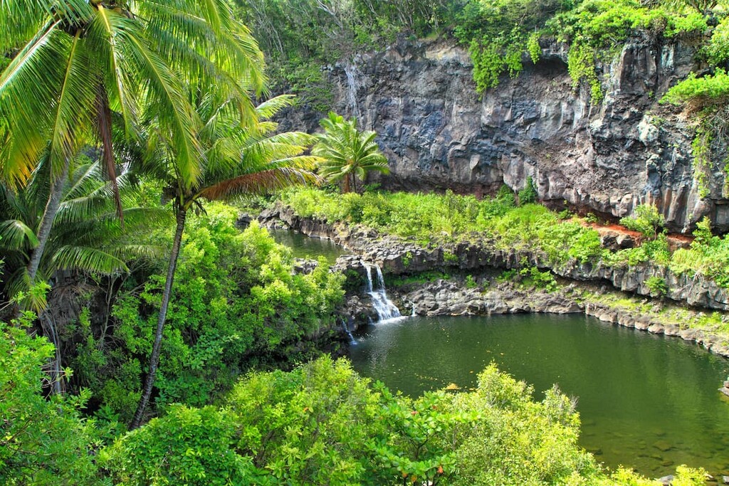 Oheo stream. Hana Haleakala National Park, Maui, US