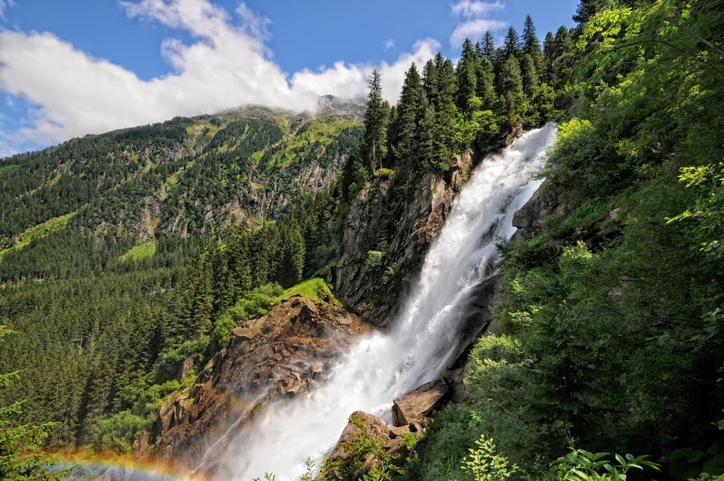 Krimmler Waterfall, High Tauern National Parkt, Austria