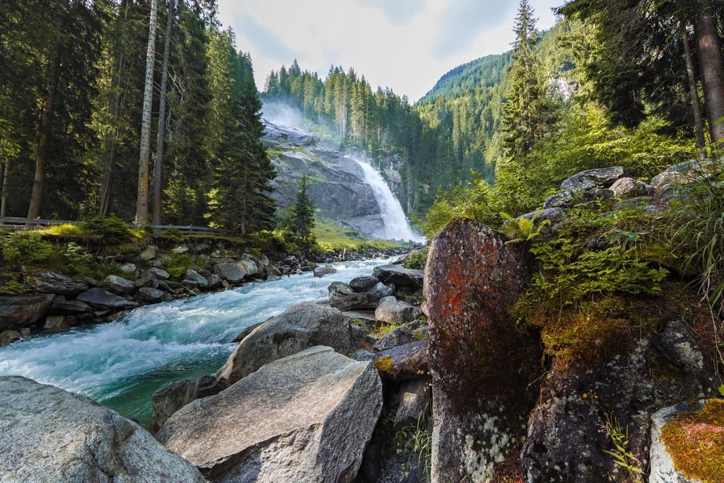 Krimmler Waterfall, High Tauern National Parkt, Austria