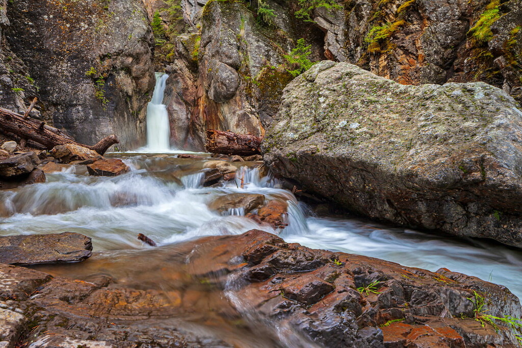 Cat Creek Waterfall, Highwood Range, Alberta