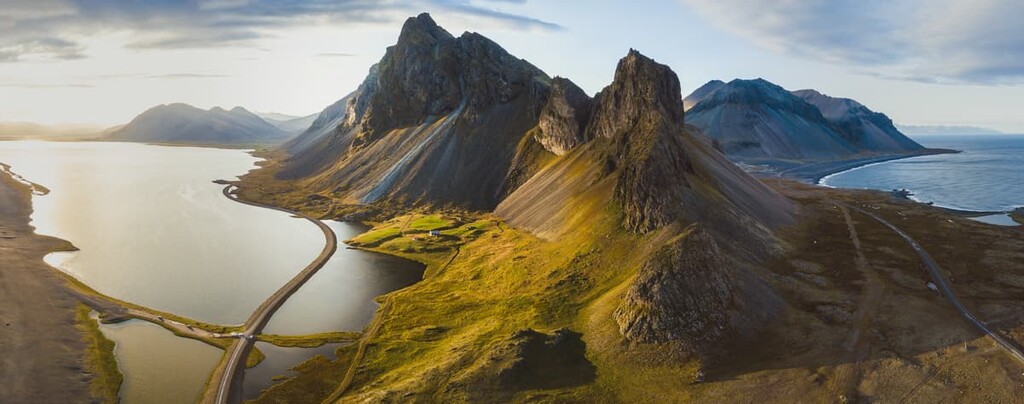 Scenic road in Iceland
