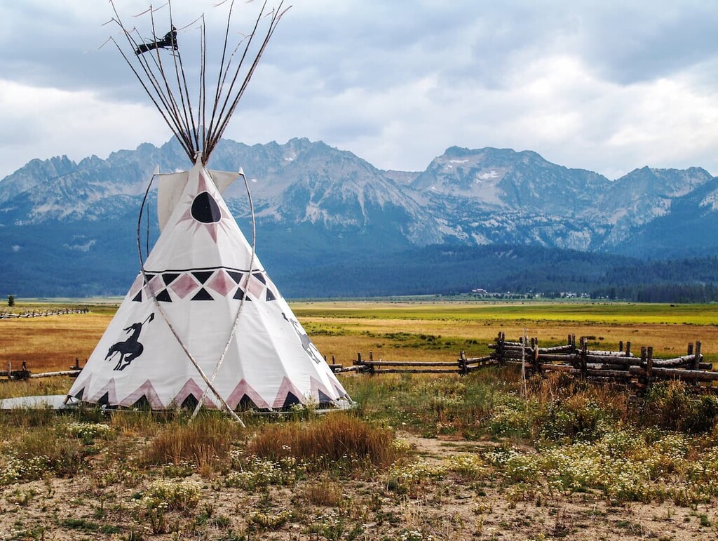 Sawtooth Mountains near Challis, Idaho