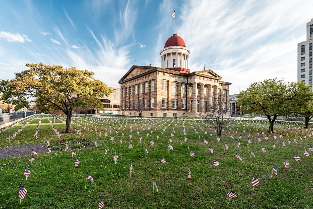 Old State Capitol in Springfield, Illinois