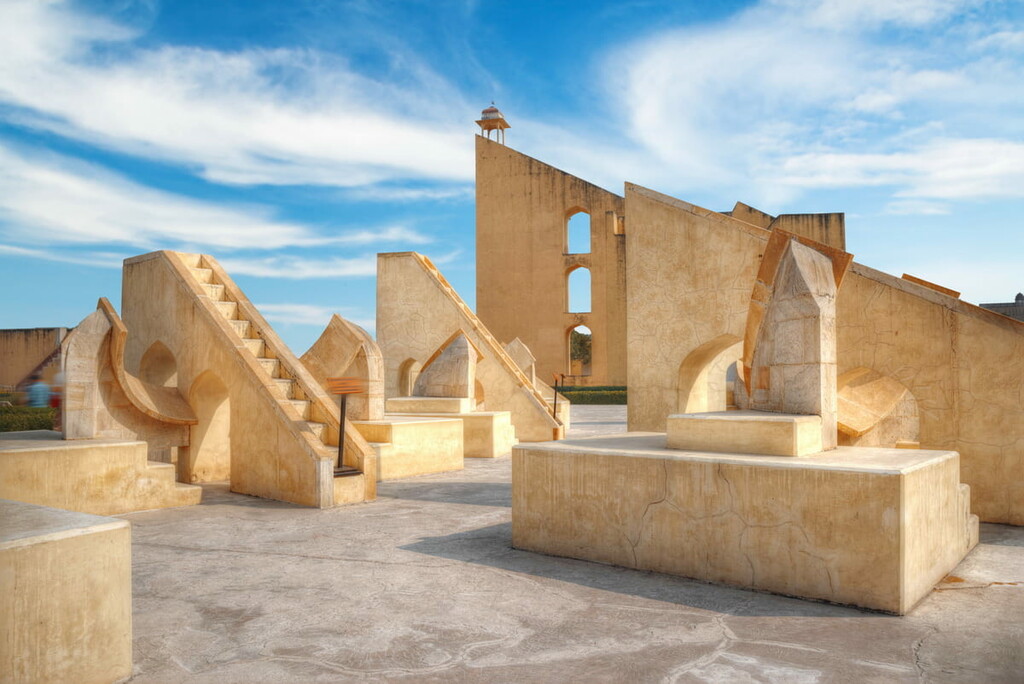 Jantar Mantar observatory complex, UNESCO World Heritage Site that dates to the 16th century, India