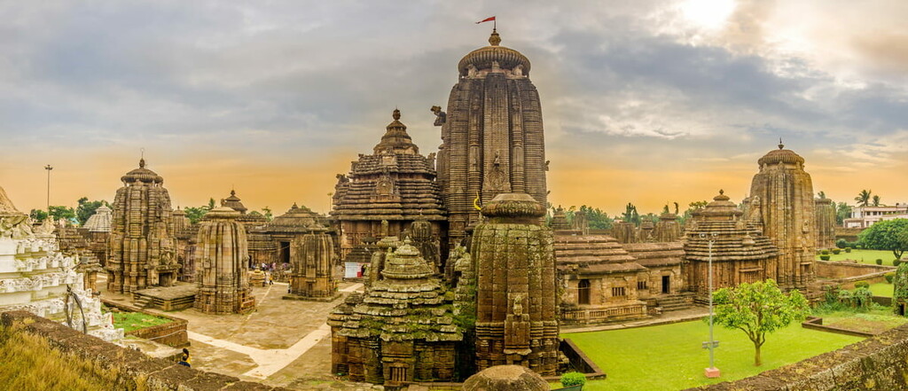 Lingaraja Temple Complex in Bhubaneswar, Odisha, India