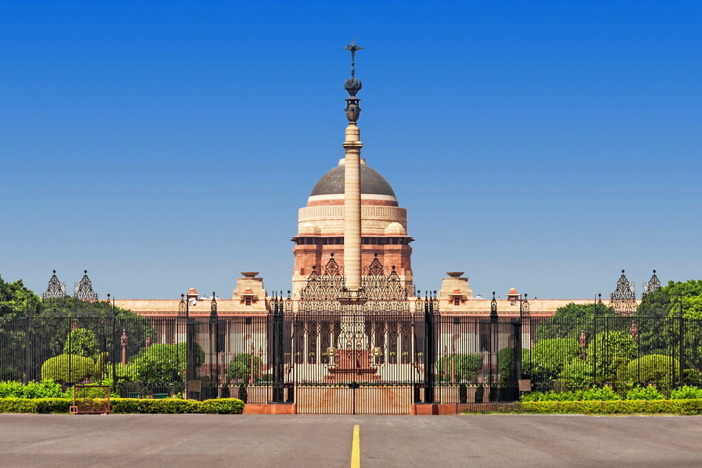 Rashtrapati Bhavan is the official home of the President of India, India