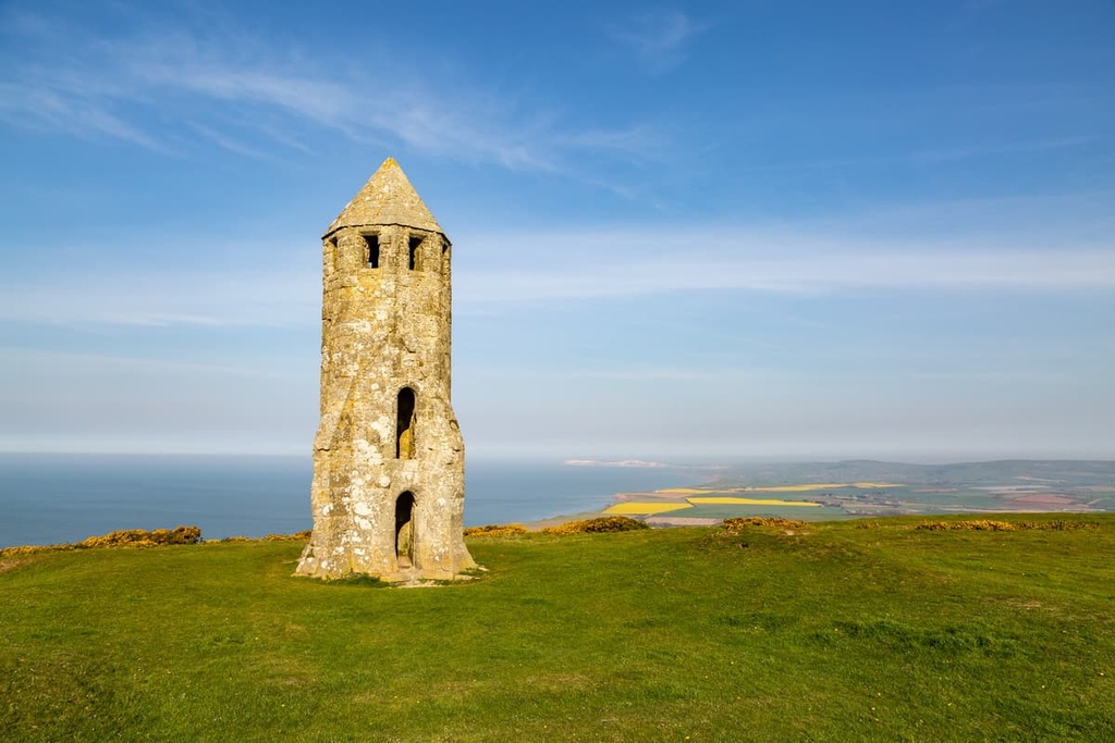 The ruins of St Catherine's Oratory, England