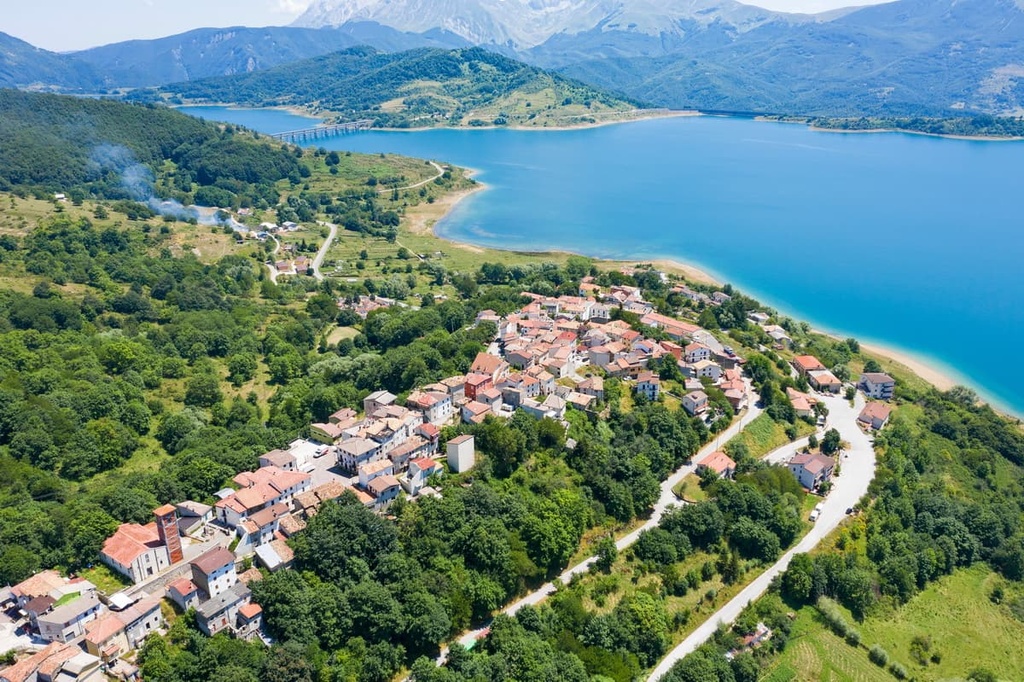 Campotosto, Abruzzo, Italy