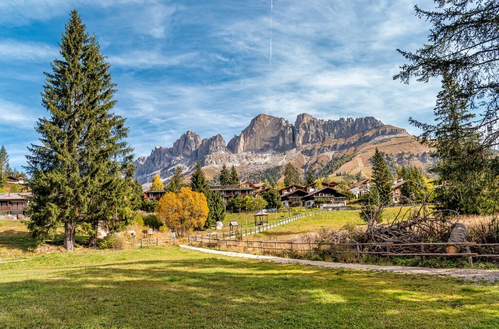 Carezza village, Latemar, Dolomites, Italy