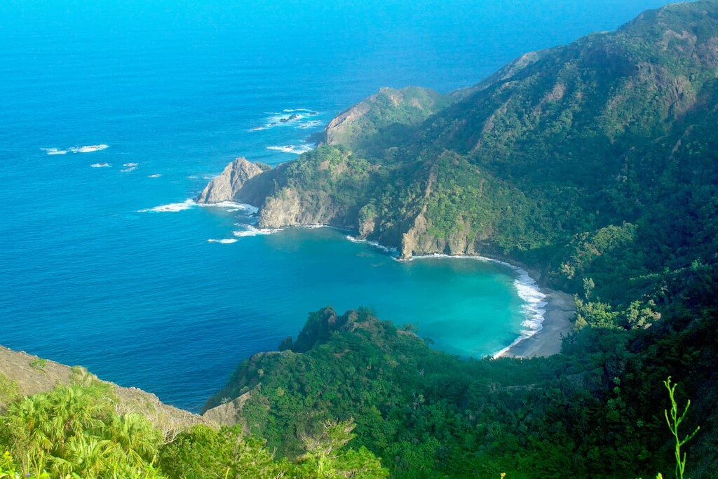 Hatsuneura coast in ogasawara island, Japan