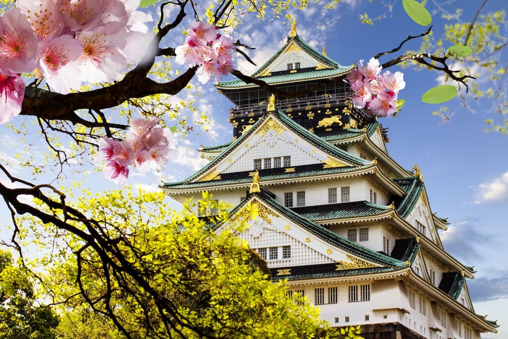 Osaka castle, Japan