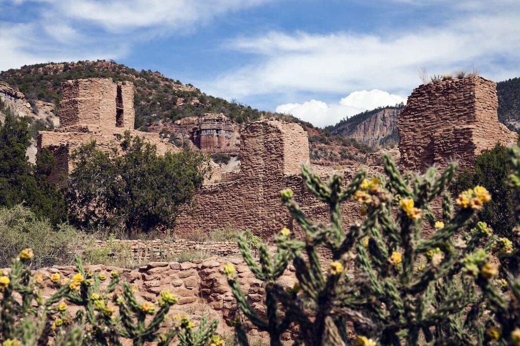 Jemez State Monument in Jemez Springs, Jemez Mountains, New Mexico